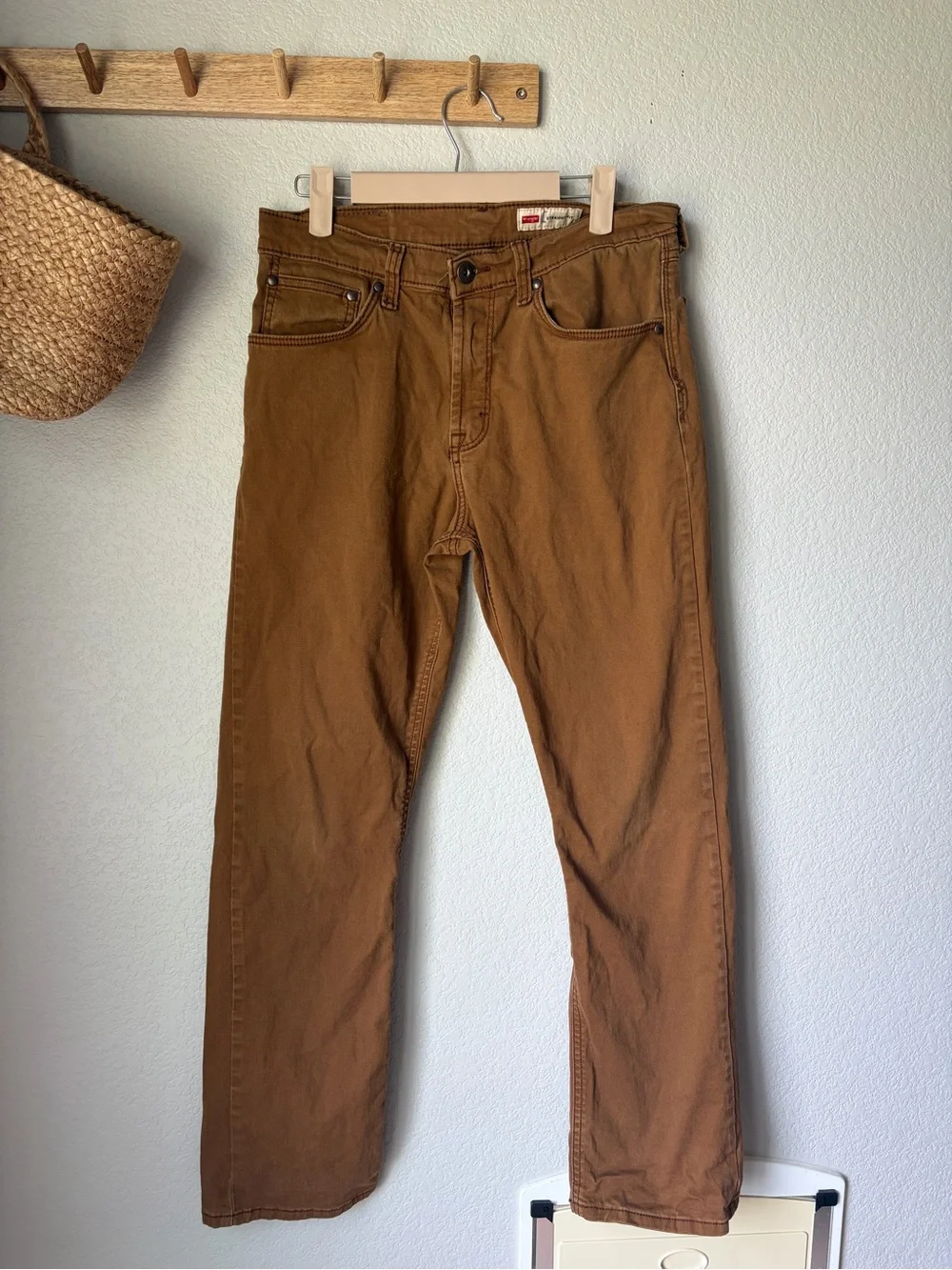 Levi’s Brown Casual Straight-Leg Pants 30x30